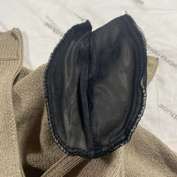 Vintage Antonella Preve New York M Santana Knit Midi Dress Embellished Beige 80s - Picture 11 of 15